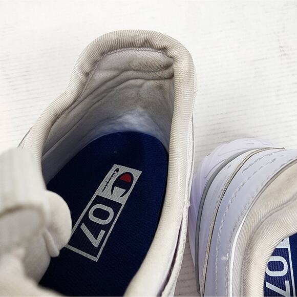 Champion White Sneakers Gift Lace up White Runners Athleisure Women's Size 7 - Picture 5 of 9